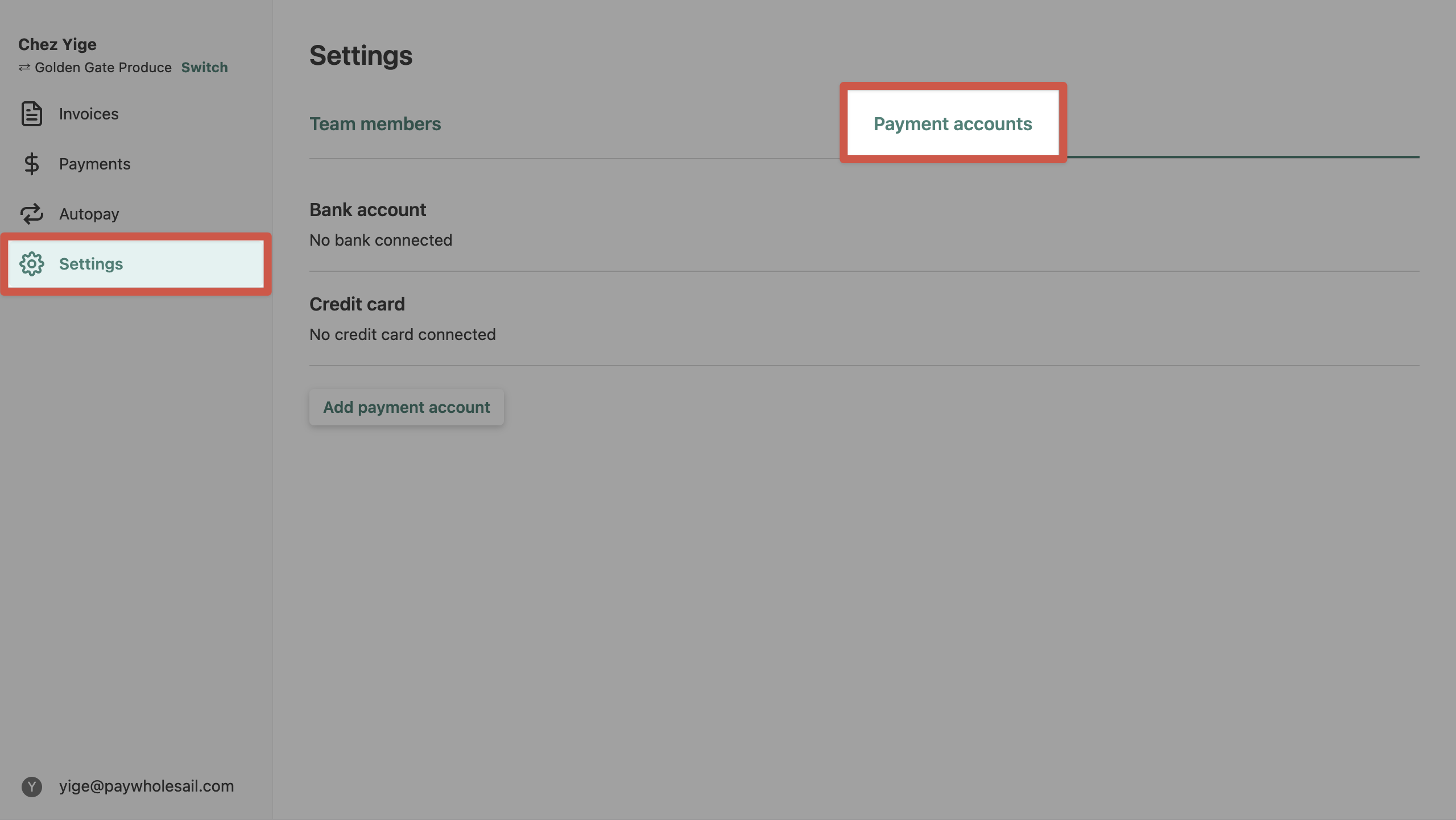 Zendesk - Add checking account with routing and account number 01.png
