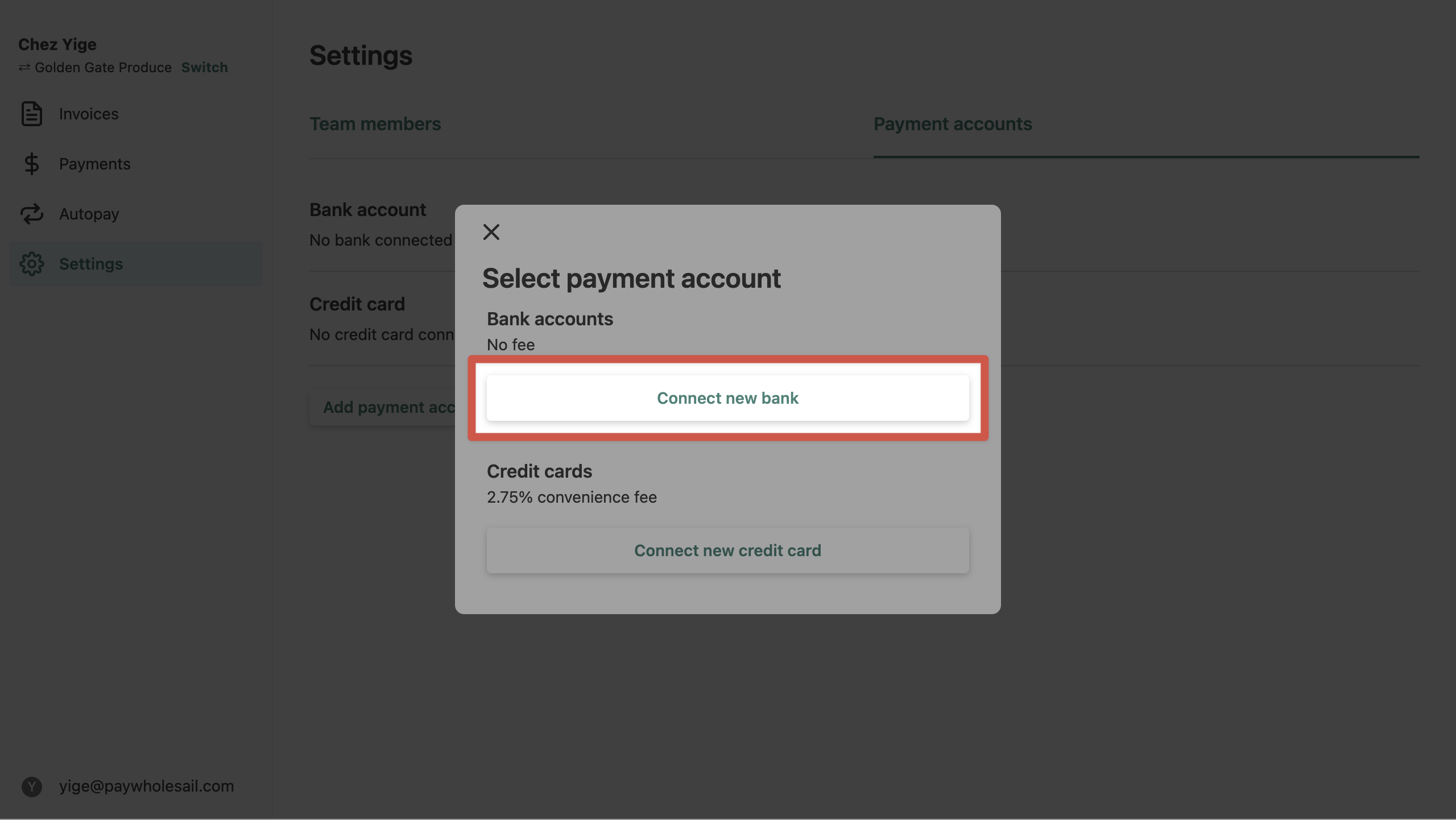 Zendesk - Add checking account with routing and account number 03.png