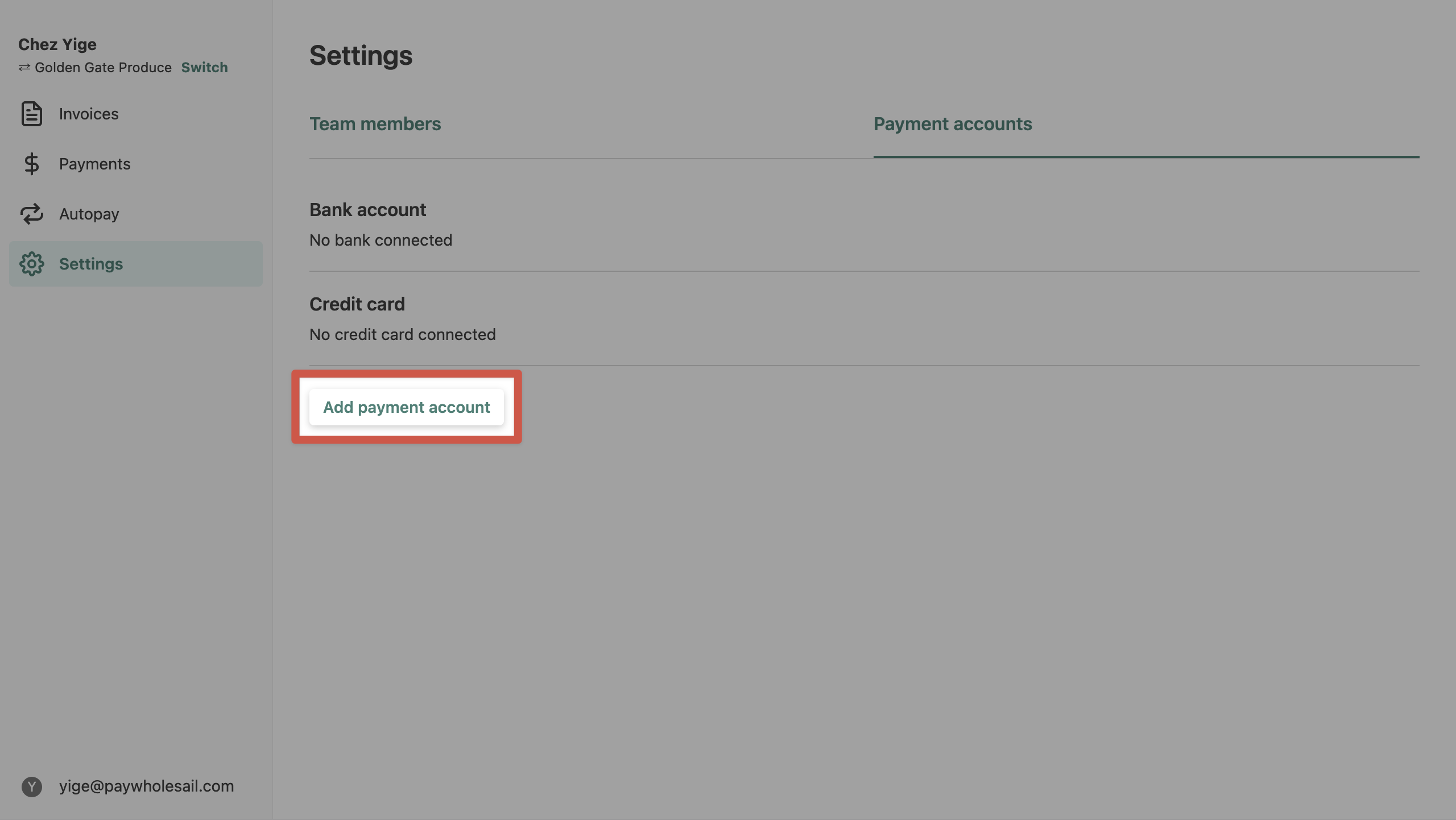 Zendesk - Add checking account with routing and account number 02.png