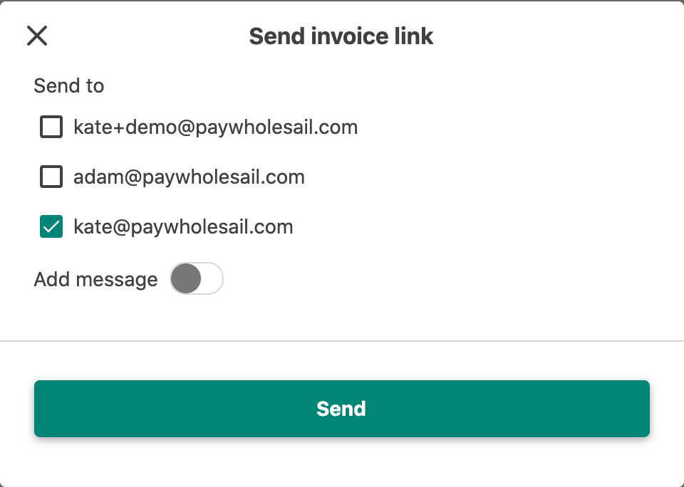 How to send a Statement, Invoice, or Payment through Wholesail ...